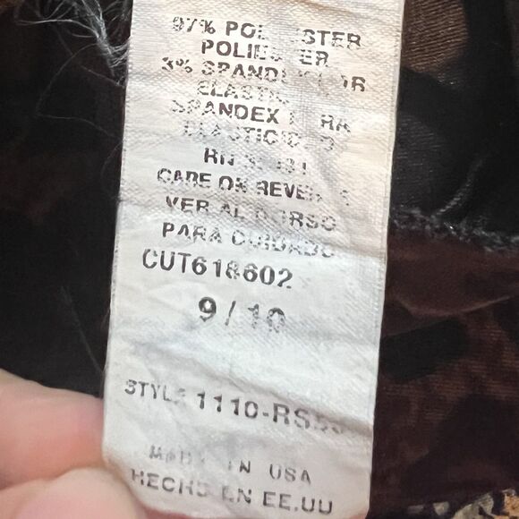 My Michelle Vintage Leopard Print Mini Skirt Y2K 90s Made USA Sz 9/10 Rare - Picture 10 of 11